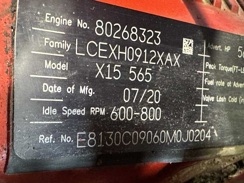 2020 Cummins X15 Perfomance 565 $12,500 exch