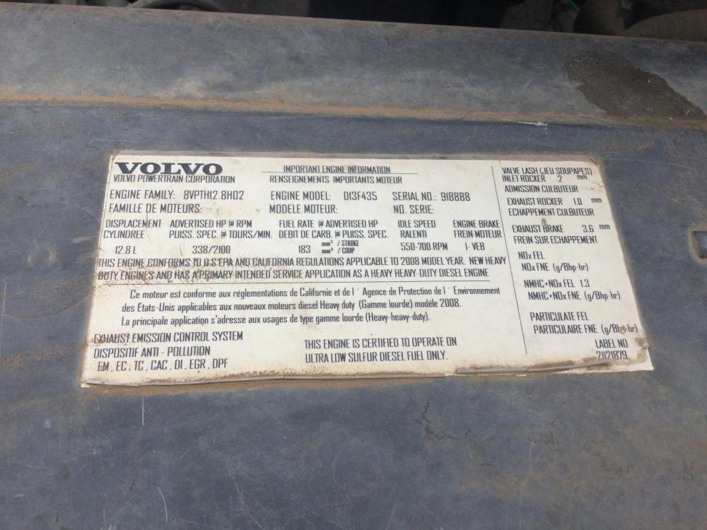 2008 Volvo D13